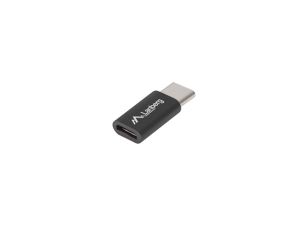 Adapter Lanberg adapter USB type-c (m) -> micro-b (f) 2.0, black