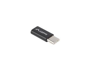 Адаптер Lanberg adapter USB type-c (m) -> micro-b (f) 2.0, black