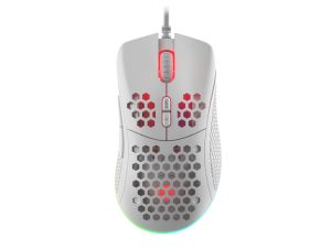 Mouse Genesis Mouse pentru jocuri cu greutate redusă Krypton 550 8000 DPI RGB Software Alb