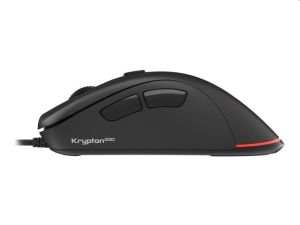 Mouse Genesis Gaming Mouse Krypton 200 Silent Optical 6400 DPI With Software Black