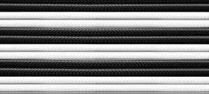 Set de cabluri împletite Cooler Master, alb/negru