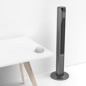 Смарт WiFi вентилатор HAMA Smart Free, 3 степени на вентилатора, 45W, Черен