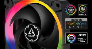 Arctic Fan SET 3x120mm - BioniX P120 A-RGB Bundle with controller/remote