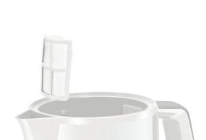 Електрическа кана Bosch TWK3A011, Plastic kettle, CompactClass, 2000-2400 W, 1.7 l, White