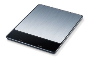 Scale Beurer KS 34 XL kitchen scale; Stainless steel weighing surface; Magic LED; 15 kg / 1 g