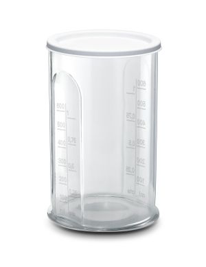 Blender Bosch MSM64010, Blender, ErgoMixx, 450 W, Included transparent jug, White, red