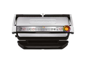 Barbecue Tefal GC722D34, Optigrill+ XL Silver, 800cm2 cooking surface, automatic cooking sensor, 9 automatic programs, 4 adjustable temp., cooking level indicator, non-stick die-cast alum. Plates