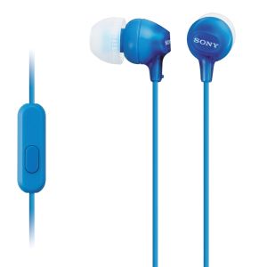 Headphones Sony Headset MDR-EX15AP blue