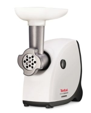Месомелачка Tefal NE445138, 2000W, 3 grids 3mm, 4,7mm, 8mm, sausage attachments, coulis atachments - 2 filters