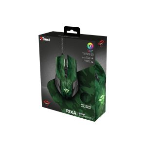 Комплект TRUST GXT 781 Rixa Camo Gaming Mouse & Mouse Pad