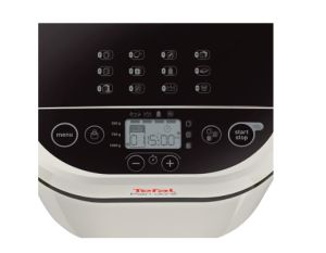 Breadmaker Tefal PF210138, Pain Dore, Breadmaker, 500/750/1 kg, 12 automatic programs, 720W, 3 Levels of crust roasting, LCD display, delayed start, white