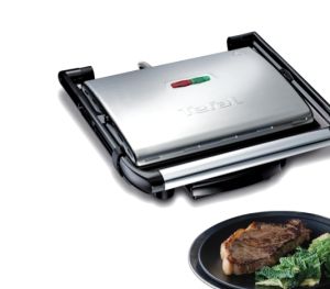 Barbecue Tefal GC241D38, Inicio Grill , 2000W, Detachable juice tray, multifunction grill, panini function, non-sticking coating, control indicator