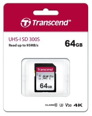 Memory Transcend 64GB SD Card UHS-I U1