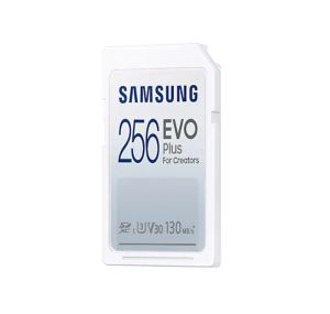 Memory Samsung 256GB SD Card EVO Plus, Class10, Transfer Speed up to 130MB/s