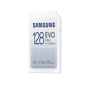 Памет Samsung 128GB SD Card EVO Plus, Class10, Transfer Speed up to 130MB/s