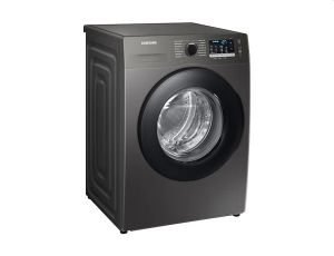 Пералня Samsung WW70TA026AX/LE, Washing Machine,  7kg, 1200 rpm,  Energy Efficiency B, Eco Bubble, Hygiene Steam, Spin Efficiency B,  Stainless steel, Black door