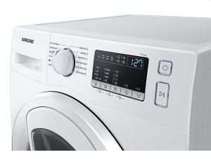 Пералня Samsung WW70T4540TE/LE, Washing machine 7kg, 1400 rpm, AddWash, Energy Efficiency D, Digital Inverter Technology, Spin Efficiency B, Hygiene Steam, White