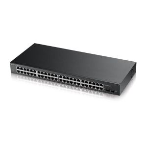 Switch ZYXEL GS1900-48, 48 porturi gestionate, Gigabit, pentru montare într-un dulap