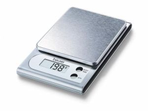 Scale Beurer KS 22 kitchen scale; Stainless steel weighing surface; 3 kg / 1 g