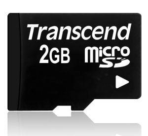Memorie Transcend 2 GB micro SD (Fără cutie și adaptor)