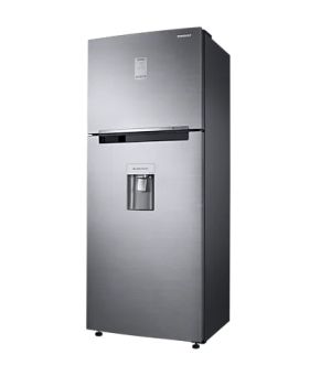 Хладилник Samsung RT46K6630S9/EO, Refrigerator, Total 455 l, refrigerator 343 l, freezer 113 l, Twin Cooling Plus, No Frost, Multi Flow, External Display, Water dispenser, Energy Efficiency F, Noise level 40 dBA, 183/72.6/70, Polished stainless steel