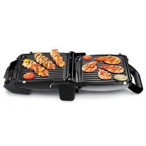 Barbecue Tefal GC306012 Grill 600 Comfort, 600cm2 cooking surface, 2000W, 3 cooking positions (grill, BBQ, oven), light indicator, adjusted thermostat, vertical storage, non-stick die-cast alum. plates, removable plates