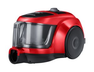 Vacuum Cleaner Samsung VCC45T0S3R/BOL, Vacuum Cleaner, 850W, Suction Power 210W, Hepa Filter, Bagless Type, Telescopic Steel, Red
