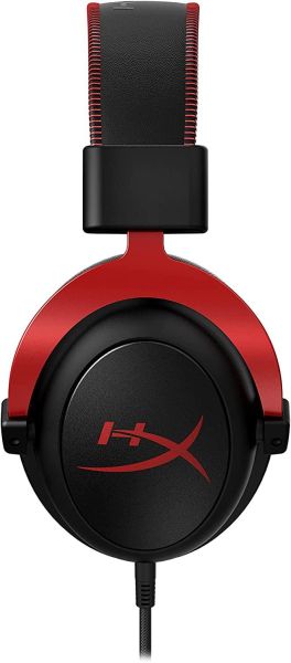 Căști de gaming HyperX Cloud II roșu, microfon, negru/roșu