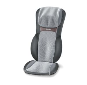 Maser Beurer MG 295 HD Husa scaun Shiatsu 3D negru, masaj 3D spate, 2 masaj Shiatsu rotativ pentru gat, Mișcare de-a lungul coloanei vertebrale, 3 zone de masaj selectabile individual, 2 setări de viteză, PU lavabil la suprafață cu efect de piele, Husă pl