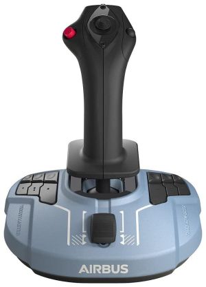 Simulator de zbor Thrustmaster TCA Sidestick Airbus Edition Joystick cu fir pentru PC Negru; Albastru
