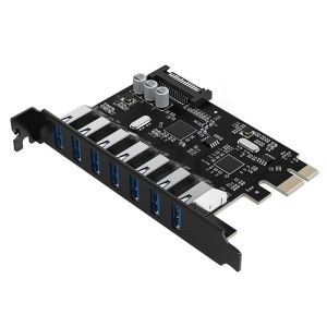 Orico PCI-E card 7 x USB3.0 port 5Gbps - PVU3-7U-V1
