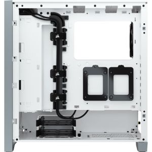 Case Corsair iCUE 4000X RGB Mid Tower, Tempered Glass, White