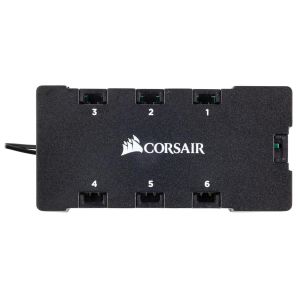 Вентилатори Corsair LL120 RGB, 3 Fan комплект, Включен контролер Lightning Node PRO, Черен
