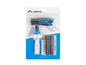 Инструмент Lanberg Toolkit with ratchet screwdrivers Type T with holder and 20 bits