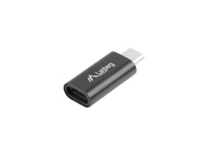 Adaptor Lanberg adaptor USB micro(m) 2.0 -> Lightning(f), negru