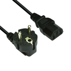 VCom Power Cord Computer schuko 220V - CE021-3m