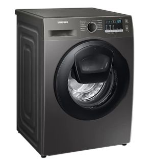 Пералня Samsung WW80T4540AX/LE, Washing Machine, 8 kg, 1400 rpm,  Energy Efficiency D, Add Wash,  Hygiene Steam, Spin Efficiency A, WiFi, Stainless steel, Black door