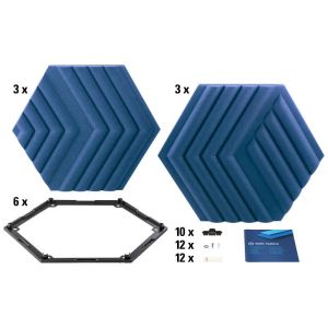 Акустични панели Elgato Wave Panels Starter Kit, Сини