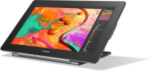 Graphic Display Tablet HUION Kamvas Pro Pro 16 4K GT1561, USB-C, Black/Silver