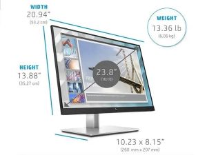 Monitor HP E24i G4, monitor IPS WUXGA de 24 inchi