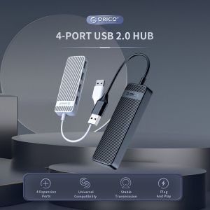 Orico hub USB2.0 HUB 4 porturi Alb - FL02-WH