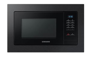 Микровълнова печка Samsung MG23A7013CB/OL, Built-in microwave grill, Ceramic Inside, 23l, 800 W, Blue LED Display, Black door, Black frame
