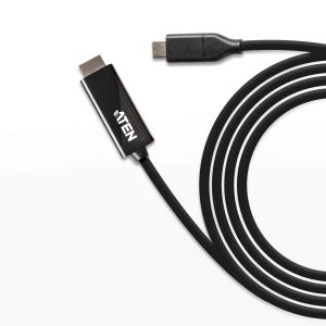 Convertor ATEN UC3238, USB-C tată - HDMI mamă, 4K, 2,7 m, negru