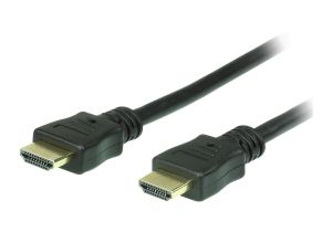 Cablu ATEN 2L-7D10H, HDMI tată - HDMI tată, cu Ethernet, 4K, 10 m, conectori placați cu aur, Negru