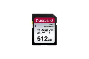 Memorie Transcend Card SD de 512 GB UHS-I U3 A2 Ultra Performance