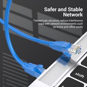 Vention LAN UTP Cat.6 Patch Cable - 5M Blue - IBELJ