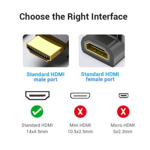 Adaptor Vention HDMI Unghi drept 90 grade M/F - AIOB0