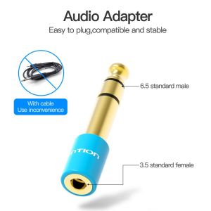 Vention адаптер Adapter Audio 6.5mm M / 3.5mm F - Blue - VAB-S01-L