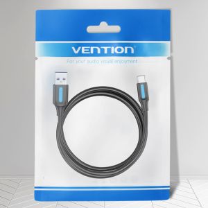 Vention Кабел USB 3.1 Type-C / USB 2.0 AM - 0.5M Black 5A Fast Charge - CORBD