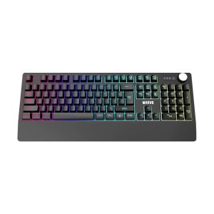 Marvo геймърска клавиатура Gaming Keyboard K660 - Wrist support, 104 keys, Anti-ghosting, RGB Backlight